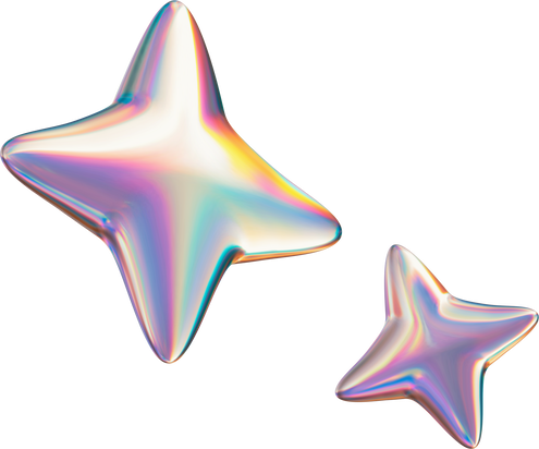 Sparkle Holographic Design Element
