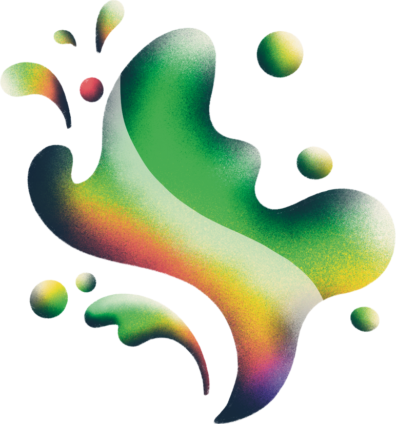 Grainy Gradient Cosmic Shape